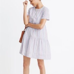 Madewell Multicolor Striped Mini Dress